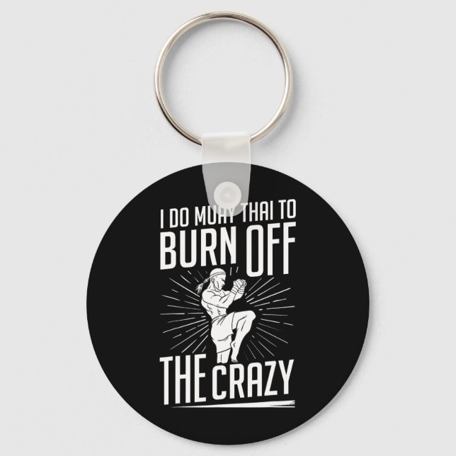 Chaveiro Muay Thai Training Fighter Kickboxing Beginner Box (Frente)