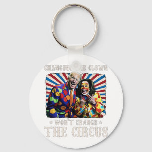 Chaveiro Mudando o palhaço não vai mudar o circo Kamala