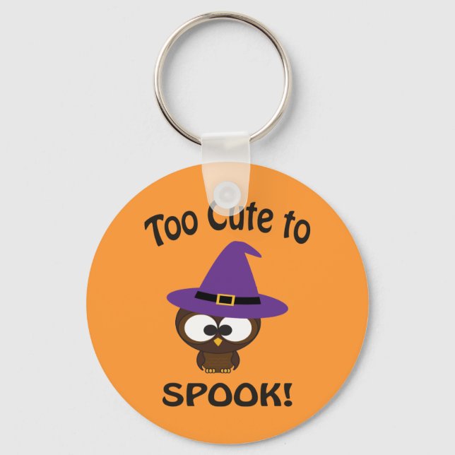 Chaveiro Muito bonito para Spook! Owl Witch (Frente)