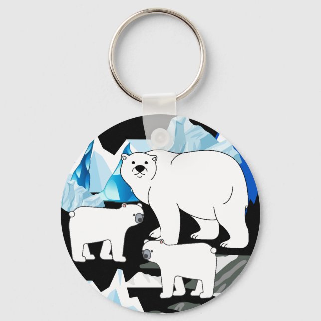 Chaveiro Muito Obrigado, Polar Bear (Frente)