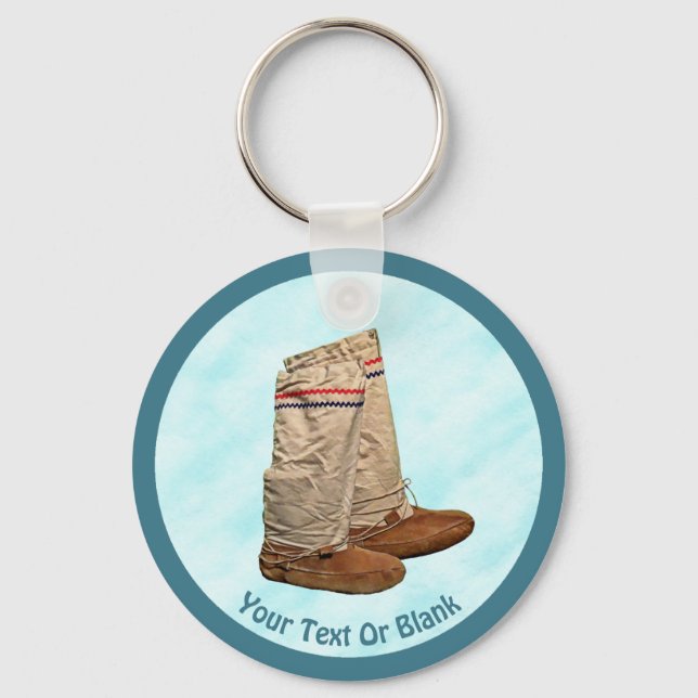 Chaveiro Mukluks na neve (Frente)