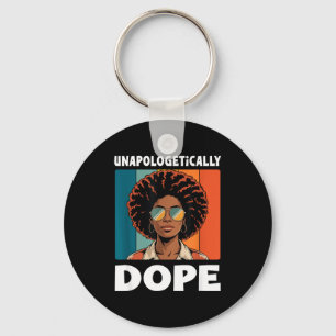 Chaveiro Mulher Afro Sem Desculpas Cores Retrô