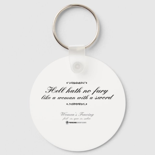 Chaveiro Mulher com Espada (Frente)