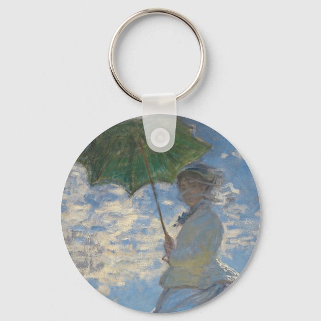 Chaveiro Mulher com Parasol - Madame Monet e seu filho (Frente)