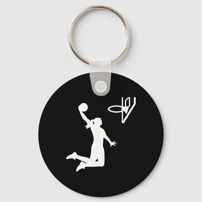 Chaveiro Mulher de Basquete (Frente)