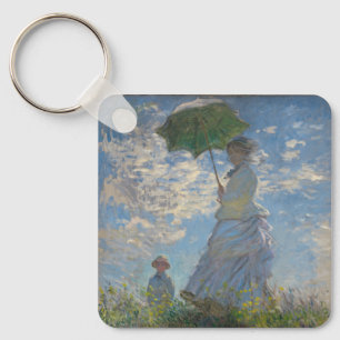 Chaveiro Mulher de Claude Monet com Parasol (The Stroll)