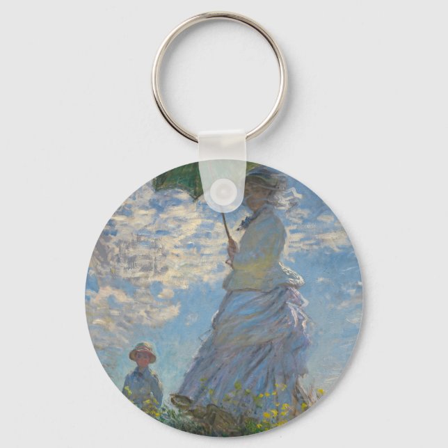 Chaveiro Mulher de Monet com um parasol (Frente)