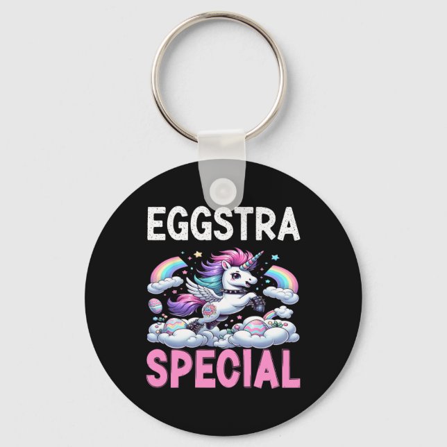 Chaveiro Mulher Eggstra Especial Kawaii Páscoa Dia F (Frente)