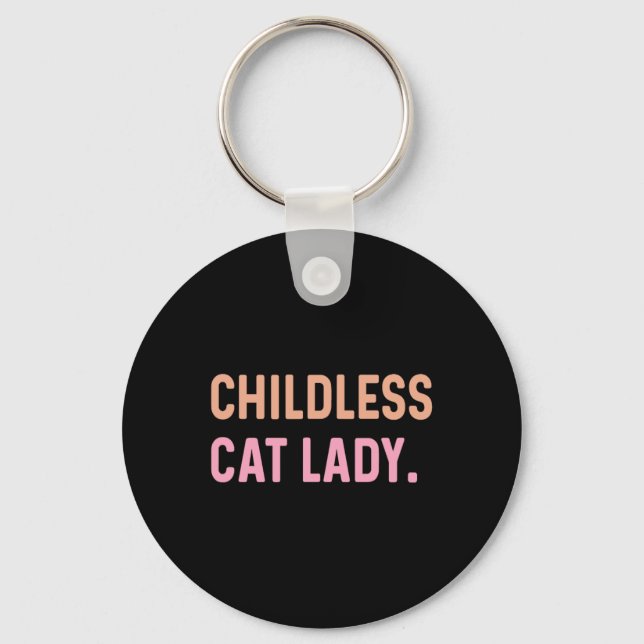 Chaveiro Mulher Gato Sem Fios - Engraçada (Frente)