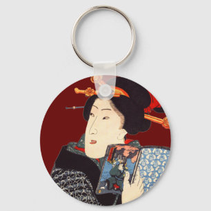 Chaveiro Mulher japonesa 2 de leitura