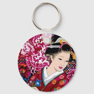 Chaveiro Mulher japonesa no quimono