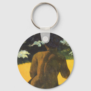 Chaveiro Mulher junto ao Mar por Paul Gauguin, Arte Fino An
