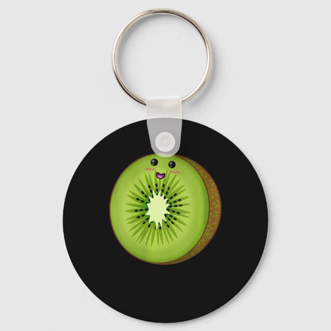Chaveiro Mulher Kiwi Comida de fantasia Fruta de Halloween  (Frente)