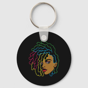 Chaveiro Mulher Negra Africana Cabelo Legal História Negra