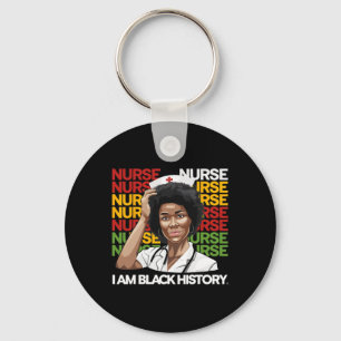 Chaveiro Mulher Negra Enfermeira Afro Retro Mês da História