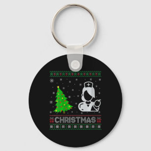 Chaveiro Mulher Parteira Xmas Tree Lighting Ugly Christmas 