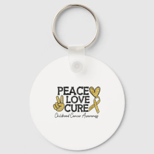Chaveiro Mulher Paz Amor Criança Cancer Consciência