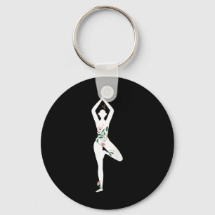 Chaveiro Mulheres Amantes de Flores Meditação Yoga Ckprint