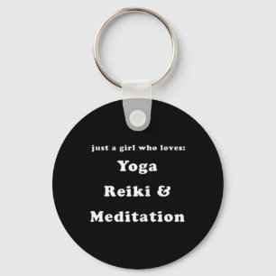 Chaveiro Mulheres Apenas Uma Menina Que Ama Yoga Reiki E Me