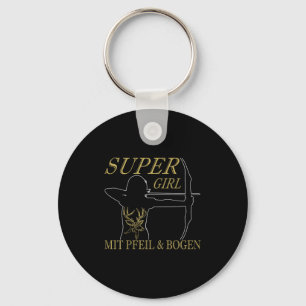 Chaveiro Mulheres Arquearia Super Garota Com Flecha E Arco