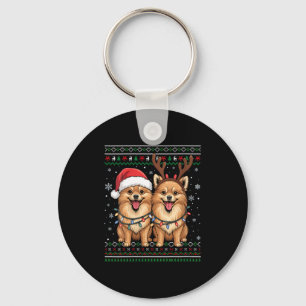 Chaveiro Mulheres Cachorro Meraniano Feio Natal Papai Noel 