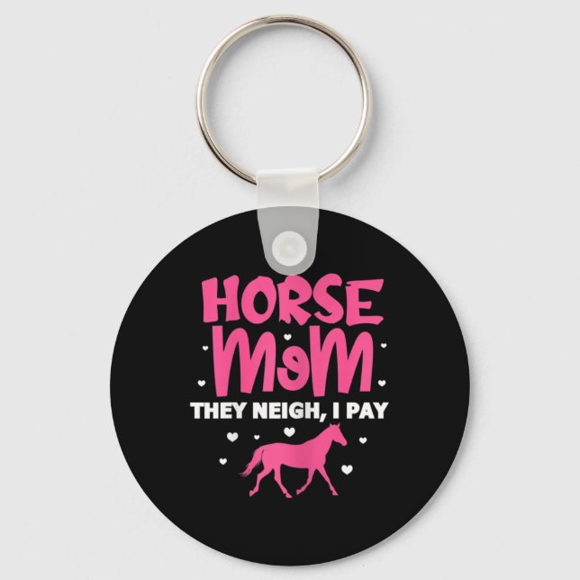 Chaveiro Mulheres Cavalos Mãe Eles Perto Eu Pago Cavalo Cav (Frente)