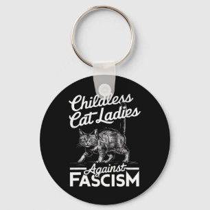 Chaveiro Mulheres de Gato Contra o Fascismo Orgulhosas Femi