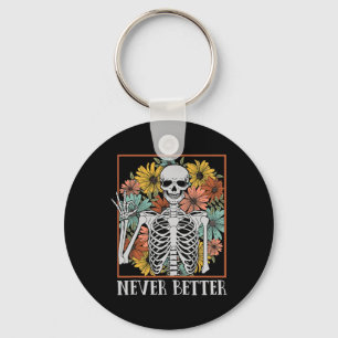 Chaveiro Mulheres de Halloween Nunca Melhor Esqueletrização