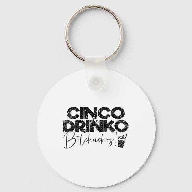 Chaveiro Mulheres Engraçadas Cinco De Mayo — Cinco Mexicano (Frente)