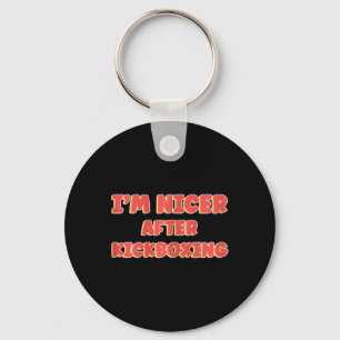 Chaveiro Mulheres Eu Sou Legal Depois do Kickboxing Garota