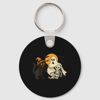 Chaveiro Mulheres Halloween Vintage Gato Preto Revelador