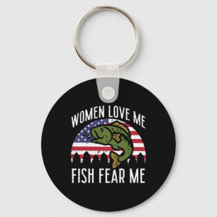 Chaveiro Mulheres Me Ama Peixe Teme Pescadores Patrióticos