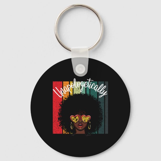 Chaveiro Mulheres Negras Afro-Americanas Potentes (Frente)