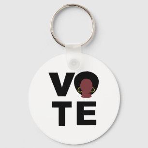 Chaveiro Mulheres Negras Votam Eleição Política Votos Negro