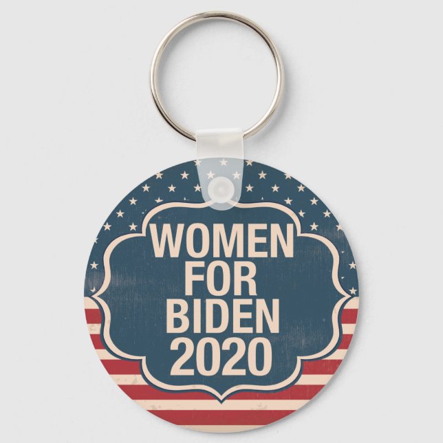 Chaveiro Mulheres para Biden 2020 (Frente)