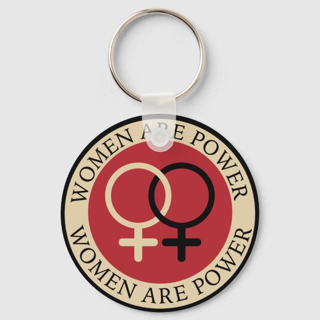 Chaveiro Mulheres São Poder, Dia Internacional da Mulher (Frente)