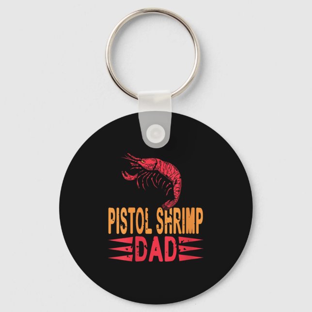 Chaveiro Mulheres Stol Shrimp Pai Crustacean Humor Para Mar (Frente)