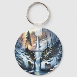 Chaveiro Multnomah Cai Snowy Árvore de Natal