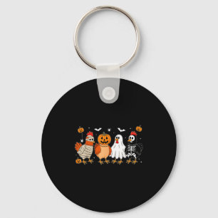 Chaveiro Mummy Chicken Skeleton Ghost Pumpkin Halloween Chi