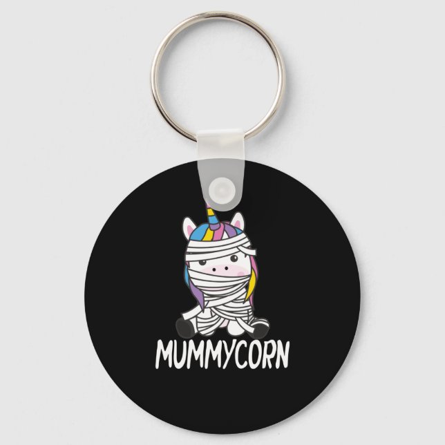 Chaveiro Mummycorn Unicorn Mummy Halloween Costume (Frente)
