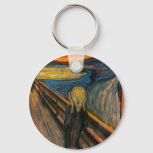 Chaveiro Munch a corrente chave do gritar
