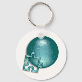 Chaveiro mundial em puzzle