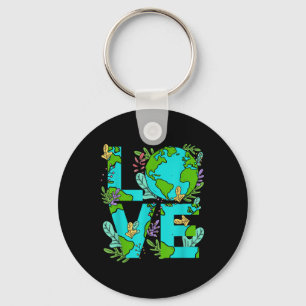 Chaveiro Mundo do Amor - Proteção Ambiental Dia da Terra Cl