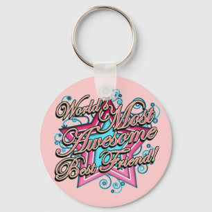Chaveiro Mundos a maioria de melhor amigo impressionante