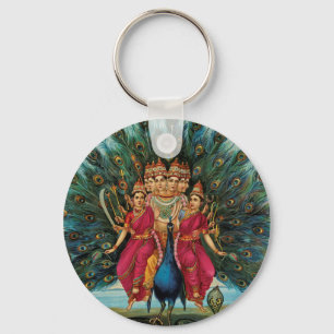 Chaveiro Murugan Kartikeyan Skanda Subrahmanyan Hindu Deity