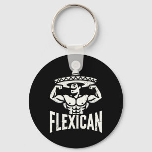 Chaveiro Músculo Flexônico Flexicomento Mexicano Engraçado