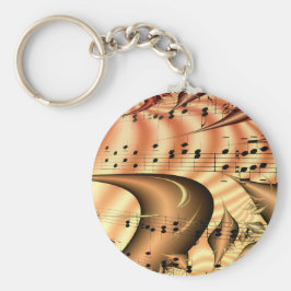 Chaveiro Music Keys Notes World Destiny Art Digital