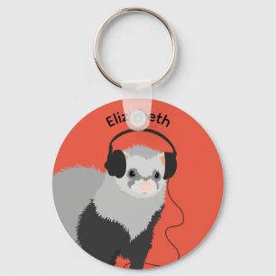Chaveiro Music Lover Ferret