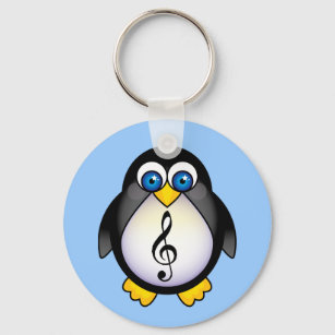 Chaveiro Music Penguin Treble Clef