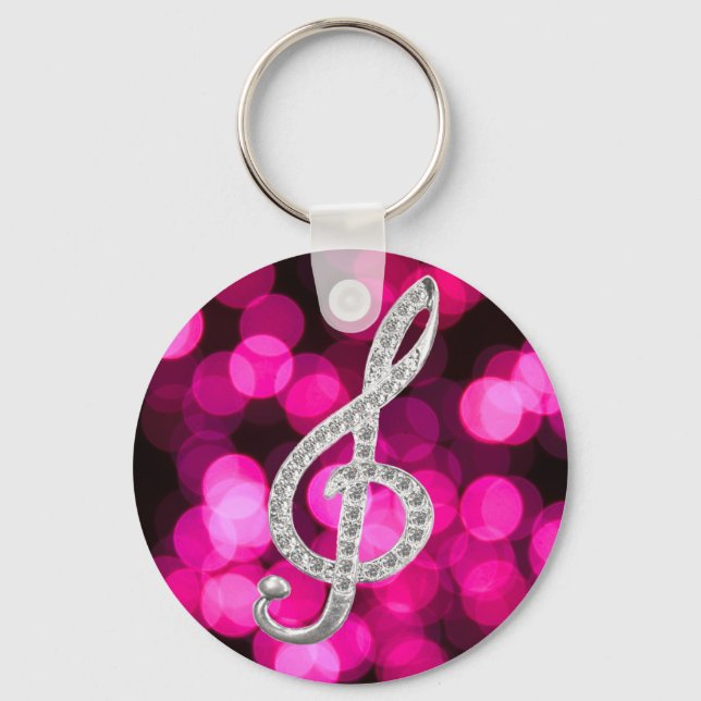 Chaveiro Music Piano Gclef (Frente)